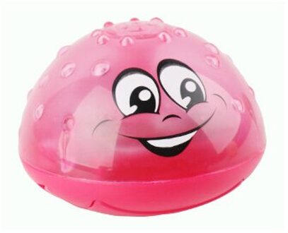 Bad Speelgoed Spuiten Water Licht Draaien Met Douche Zwembad Kinderen Speelgoed Voor Kinderen Peuter Zwemmen Party Badkamer Led Licht Speelgoed rood Water bal
