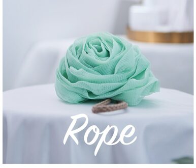 Bad Spons Douche Bloem Wisp Voor Body Mesh Schuimende Spons Bubble Ball Body Skin Cleaner Gereedschap Badkamer Accessoires Bad Bal groen