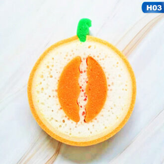 Bad Spons Fruit Vormige Leuke Body Spons Cartoon Bad Spons Bad De Badkamer Benodigdheden Fruit Vorm Voorraad Spons H03