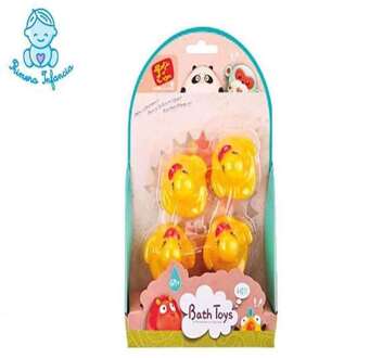 Bad Tijd Rubber Eend (4 Stuks)