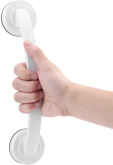 Bad Veiligheid Handvat Zuignap Leuning Grab Badkamer Grip Bad Douche Bar Rail Anti Slip Ondersteuning Accessoires wit