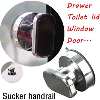 Bad Veiligheid Handvat Zuignap Leuning Grab Badkamer Grip Bad Douche Bar Rail Armsteun Universele