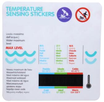 Bad Zwembad Cartoon Temperatuur Kaart Baby Douche Water Temperatuur Sticker Baby Gezondheidszorg Toiletartikelen