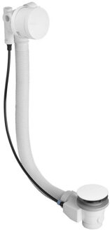 Badafvoercombinatie Polysan met waste 72 mm Wit