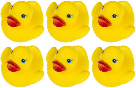 badeendjes - 36x st - geel - 5,5 cm - badspeelgoed - Speelgoed - Badspeeltjes