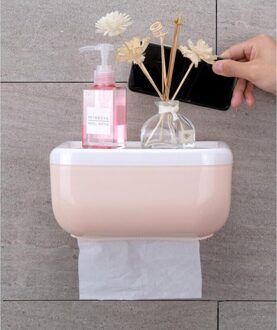 Baden Kamer Wc Tissue Box Cover Servet Papier Houder Dispenser Decoratie Roze