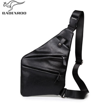 Badenroo 2020 Brand Leather Men's Chest Bags High Quality Fashion Travel Crossbody Bag Summer New Man Messenger Bag