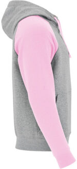Badet tweekleurige hoodie kinderen/kinderen Grijs - 146/152