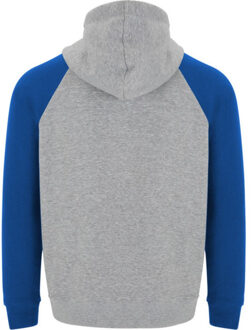 Badet tweekleurige uniseks volwassen hoodie - maat XS Grijs