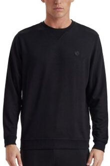 Badge Crew Neck Sweatshirt Zwart,Groen,Grijs,Blauw - Small,Medium,Large,X-Large,XX-Large,3XL