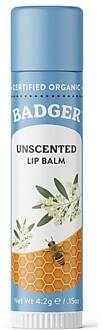 Badger Organic Unscented Lip Balm Stick