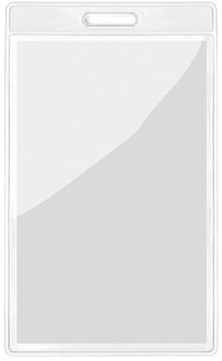 Badgo transparante badgehouder Wit - One size