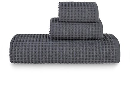 Badhanddoek 100% Turkse Katoen Super Absorberend En Ultra Zachte Sneldrogende (80 Cm X 170 Cm) wafel Handdoek Bad Spa Gym Reizen Sauna Charcoal