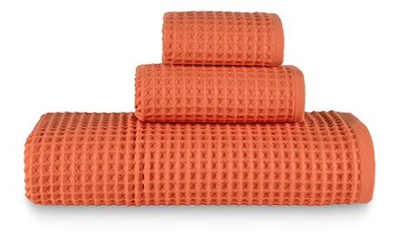 Badhanddoek 100% Turkse Katoen Super Absorberend En Ultra Zachte Sneldrogende (80 Cm X 170 Cm) wafel Handdoek Bad Spa Gym Reizen Sauna koraal