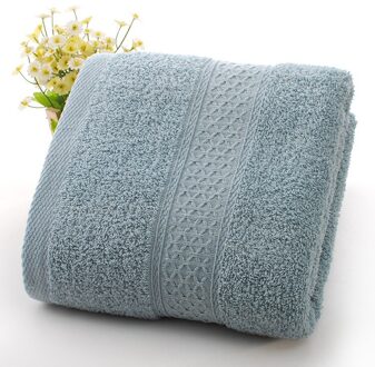 Badhanddoek Katoen Absorberende Huishouden Badhanddoek Badkamer Handdoek Strandlaken Badhanddoek Borduren donker groen