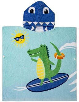 Badhanddoek Strandlaken Katoen Cartoon Dinosaurus Badkamer Zwembad Bad Kan Dragen Kinderen Size 70Cm Microfiber Handdoek A2 / 60CM