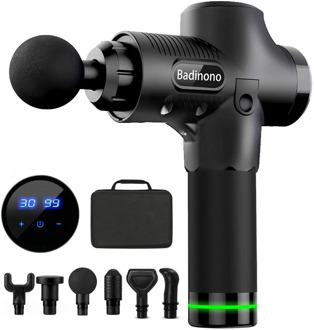 Badinono Massage Gun Deep Muscle Body Fascial Massager Gun Tissue Percussion
