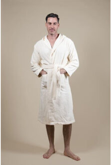 Badjas badstof dames & heren | Ecru - XS