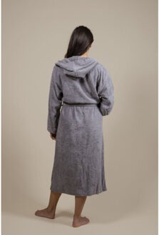 Badjas badstof dames & heren | Grijs - XS