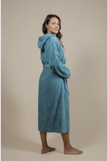 Badjas badstof dames & heren | Groen - XS