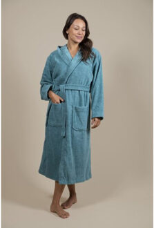 Badjas badstof dames & heren | - maat XXXL Groen