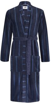 Badjas Heren Navy Blue Stripe-L Navy Stripe - L
