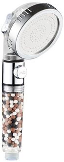 Badkamer 3-Functie Spa Douchekop Met Switch On/Off Knop Hoge Druk Anion Filter Bad Head Water saving Douche C193-1