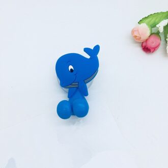 Badkamer Accessoires Disc Multicard Slot Tandenborstelhouder Rack Tandenborstel Organizer Opknoping Set Opslag Muur Gemonteerde Tandenborstel dolfijn 1stk