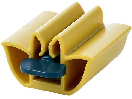 Badkamer Accessoires Tandpasta Squeezer Tandpasta Dispenser Tube Squeezer Gezichtsreiniger Druk Rolling Holder Voor Kids geel