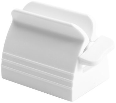 Badkamer Accessoires Tandpasta Squeezer Tandpasta Dispenser Tube Squeezer Gezichtsreiniger Druk Rolling Holder Voor Kids wit