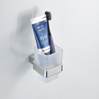 Badkamer Accessoires Toiletrolhouder Handdoek Bar Dubbele Handdoek Bar Rvs Bekerhouder Doek Haak Zeepbakje 06