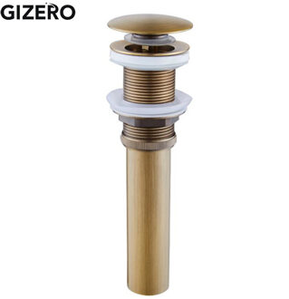 Badkamer Accessoires Wastafel Sink Pop Up Drain Antieke Afwerking Messing Materiaal Clic-clac Waterlet Keuken Zeef ZR2001 ZR2001-3