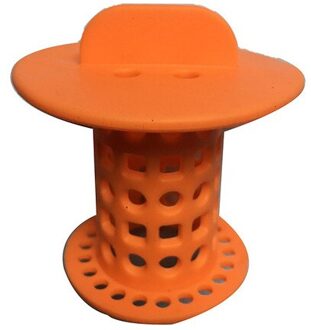 Badkamer Afvoer Haar Catcher Bad Stopper Plug Gootsteenzeefje Filter Riool Bagger Apparaat Douche Haar Stopper Badkamer Accessoires Oranje