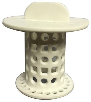 Badkamer Afvoer Haar Catcher Bad Stopper Plug Gootsteenzeefje Filter Riool Bagger Apparaat Douche Haar Stopper Badkamer Accessoires wit