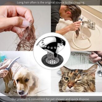 Badkamer Afvoer Haar Catcher Duurzaam Afvoerputje Aanrecht Filter Rvs Spoelbak Afvoer Protector Anti-Roest Anti- verstopping