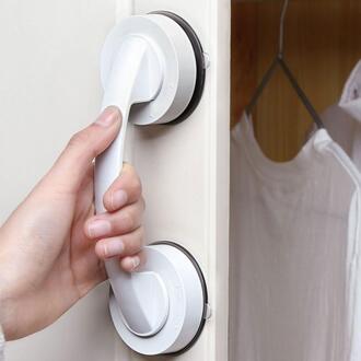 Badkamer Anti-slip Verwijderbare Handvat Douche Grab Bar Armsteun Koelkast Handvat w/Super Sterke Zuignap voor meer Veiligheid