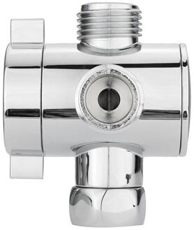 Badkamer Armatuur Kraan Onderdelen 1/2 Inch Drie Manier T-Adapter Valve Voor Wc Bidet Douchekop Diverter #565