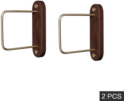 Badkamer Armatuur Sjaal Plank Badkamer Wc Opslag Handdoek Houder Hout En Messing Rack Handdoek Hanger F-1160