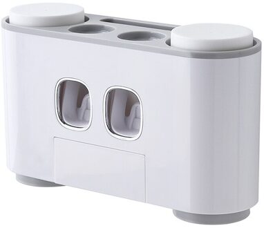 Badkamer Automatische Tandpasta Dispenser Tandpasta Knijper Muur Plakken Gemonteerd Tandenborstel Opslag Houder