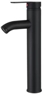 Badkamer Bibcocks Extra Lange Mat Zwart Koper Wasserij Wetroom Keuken Wall Mounted Wastafel Kraan Outdoor Koude Warm Water Kranen #33