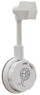 Badkamer Douche Haak Zwart Technologie Gratis Perforatie Naadloze Verstelbare Vaste Basis Universele Douche Badkamer Douche Accessoire wit