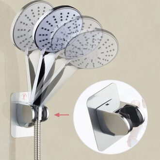 Badkamer Douche Kranen Set Bad Douche Tap Wall Mounted Kraan Mixer Muur Douchekop Handset Houder Chrome Badkamer 1