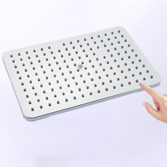 Badkamer Douchekop Sdsn Abs Bad Top Douchekop Rechthoek Regendouche Gepolijst Chroom Top Douchekop chroom-douche-hoofd