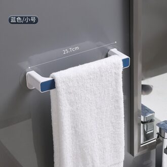 Badkamer Haak Wc Geperforeerde Handdoek Badkamer Handdoek Opbergrek Handdoek Opbergrek Muur Gemonteerde Keuken Doekjes Opknoping Gadgets kort-blauw