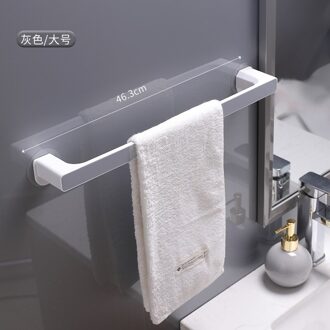 Badkamer Handdoek Magazijnstelling Wc Geperforeerde Gratis-Punch Muur Gemonteerde Badkamer Haak Keuken Doekjes Opknoping Tool 2 Maten 1