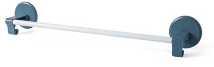 Badkamer Handdoek Opbergrek Scandinavische Eenvoudige Huishoudelijke Gratis Punch Muur Gemonteerde Handdoekenrek Badkamer Benodigdheden blauw