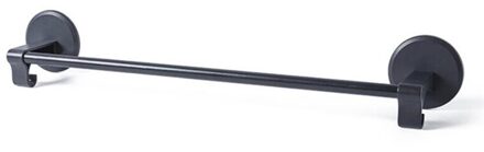 Badkamer Handdoek Opbergrek Scandinavische Eenvoudige Huishoudelijke Gratis Punch Muur Gemonteerde Handdoekenrek Badkamer Benodigdheden zwart