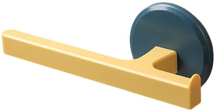 Badkamer Handdoek Rack Holder Wall Mount Rail Hotel Wc Douche Organisator Badkamer Hardware Handdoek Rekken Houder Magazijnstelling geel