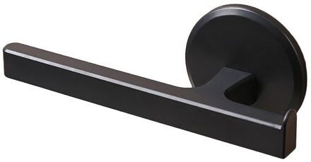 Badkamer Handdoek Rack Holder Wall Mount Rail Hotel Wc Douche Organisator Badkamer Hardware Handdoek Rekken Houder Magazijnstelling zwart