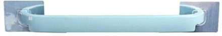 Badkamer Handdoek Rail Opbergrek Zelfklevende Muur Gemonteerde Hanger Keuken Haak Handdoek Bar Plank Rolhouder Doekjes Opknoping haak blauw